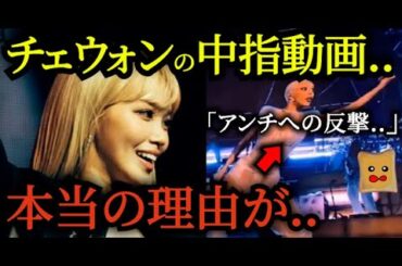 【元動画あり】チェウォンが「中指」を投稿した本当の理由が..【LE SSERAFIM】