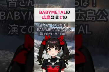 BABYMETALの広島公演でのYUIMETALの病欠についての読者コ… #shorts 476