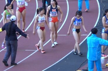 予選 女子リレー 4x100m 関東インカレ陸上2024
