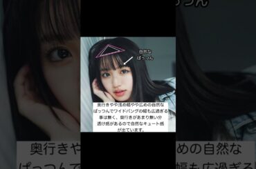 可愛い過ぎる！香音さんの前髪を解説！#shorts#前髪#香音