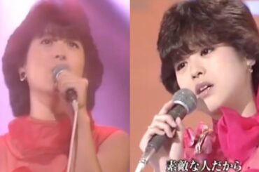 唇のプライバシー /  河合奈保子　赤いスイートピー / 松田聖子　もしかして同じ衣装???  Vol.11