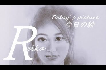 【今日の絵】真夜中の少し絵画制作　桜井玲香