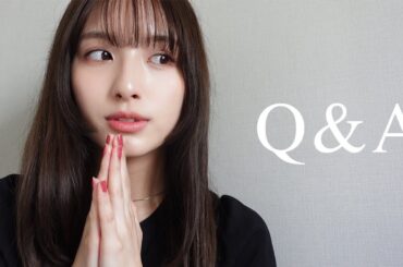 [Q&A] インスタで募集した質問に答えました。