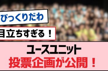 【SKE48】ユースユニット投票企画が公開！