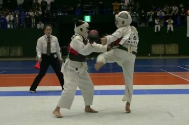 2024日本拳法白虎会優勝大会 小学5年生女子の部 決勝戦 小西 すみれ(岡山総社)VS大泉 杏奈(中南勢会) @nipponkenpo