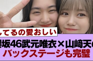 櫻坂46武元唯衣×山﨑天のバックステージも完璧【そこ曲がったら櫻坂・櫻坂46】