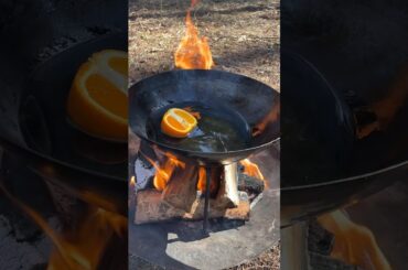 オレンジで作るポップコーンは最高！ ／Popcorn made with oranges is the best!