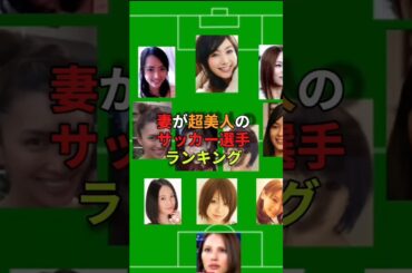 妻が超美人のサッカー選手#サッカー#長友佑都#長谷部誠#平愛梨#佐藤ありさ
