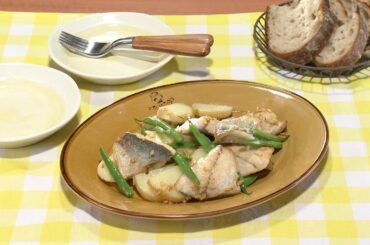 【3分クッキング公式】あじと新じゃがのガーリックバター炒め