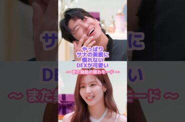 1年振りのサナの顔面に緊張するDEX💘✨#twice #サナ