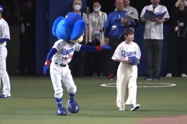 #福本莉子 2024/05/29 中日x西武  始球式