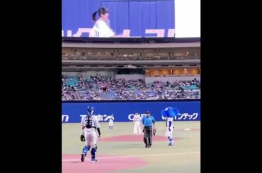 #福本莉子 Ig Video 中日ドラゴンズさんの始球式に登壇(Attending the Chunichi Dragons' first pitch ceremony)