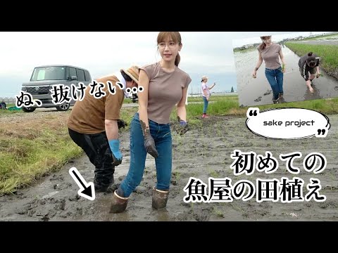 初めての田植えでハプニング続出でした。。。【魚屋の森さん】 初めての田植えでハプニング続出でした。。。【魚屋の森さん】