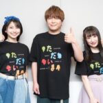 Fukushima Jun (Kazuma), Amamiya Sora (Aqua) and Takao Kanon (Iris) at the Animate Times interview regarding Konosuba S3