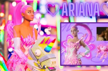 【アリアナグランデ】新エモート＆スキン・バラ色の裂け目の女神アリアナバンドル/メタル・ディテクティン/スムーズスライドを紹介します♪