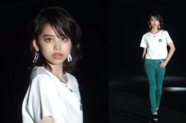 カジサックの14歳長女・梶原叶渚、大人な表情で堂々ランウェイ　美スタイル際立つコーデで会場を魅了　『TGC teen ICHINOSEKI 2024』