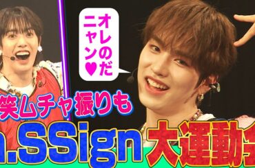 【K-POP界新星】n.SSignのハチャメチャ大運動会が楽しすぎる！爆笑「ツンデレ猫ちゃん」&客席ダッシュで大盛り上がり【どうはじK-POP学校】