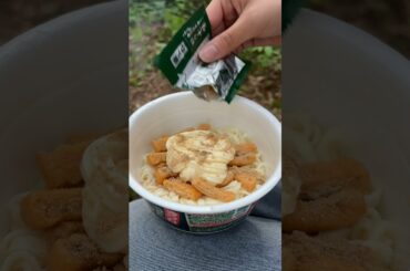 大自然で作るコンビニアレンジが最高すぎる、、 Convenience store arrangements made in nature are the best!#outdoor #asmr