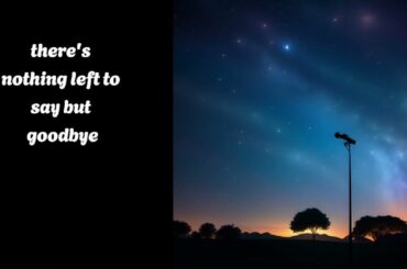 Air Supply - goodbye (lirik)