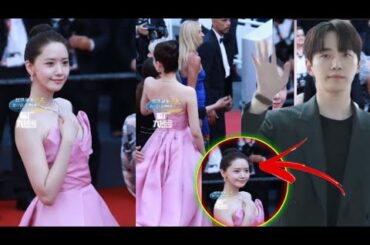Yoona and Lee Junho TOGETHER on Stage at Cannes Film Festival at Cote d'Ivoire