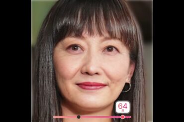 テレ朝アナウンサー島本真衣のAI未来予測老化姿動画。