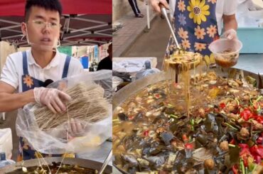 Cooking a Giant Pot of Noodles for the Elderly | Heartwarming Charity Event