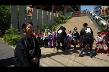 新富座こども歌舞伎の会　音合わせから開演迄　第16回例大祭奉納公演