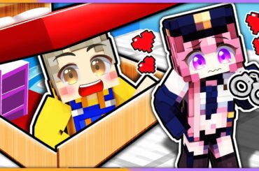 ベッドの下に秘密の隠れ家を作って悪い警察官から逃げろ！【 マイクラ / まいくら / Minecraft 】