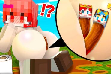 ウンチになって病気の友達を救うマインクラフト✨💉🩺【マイクラ / Minecraft】