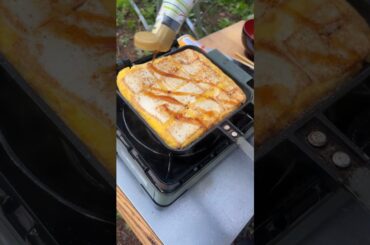 山奥で至高の豆腐ステーキを作る！Make the ultimate tofu steak deep in the mountains! #outdoor #asmr #shorts