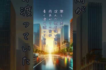 【恋するショートショート】雨あがり【切ない恋バナ】 #朗読 #ショートショート #恋愛