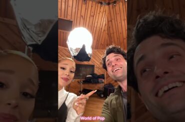 Ariana Grande and Penn Badgley duet on the song "shut up" #arianagrande #mustwatch #trending #viral
