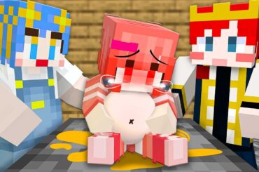 しおりのお腹がウンチで大変なことに…💀💉💨【マイクラ / マインクラフト / Minecraft】