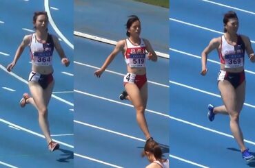 奥野由萌・山形愛羽・青山華依など 予選 女子100m 日本学生個人陸上2024