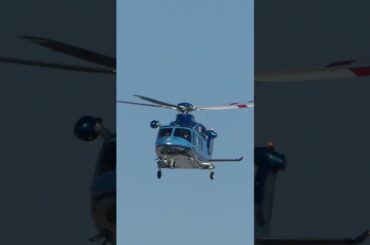 北アルプスを背に、県警ヘリやまびこ JA01EE向かうは石川 晴れ渡る松本空港にて#Shorts