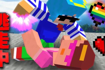 おかんだけ雑魚すぎる世界で逃走中！【まいくら / マインクラフト】