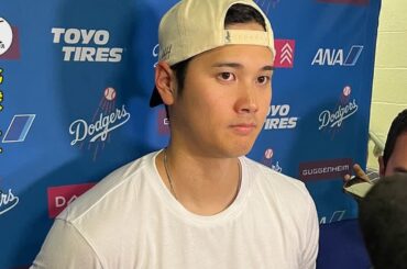 大谷翔平、佐々木麟太郎の米デビュー「知らなかった」　報道陣から“第一報”に苦笑い