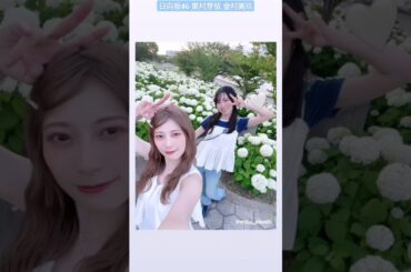 東村芽依 金村美玖 めいみくでピクニック♪紫陽花ロード♪