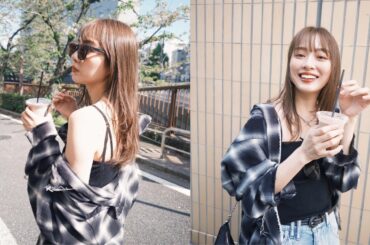 「カッコ良くて、可愛いって最高かよ」内田理央、大胆肩出し私服コーデ披露