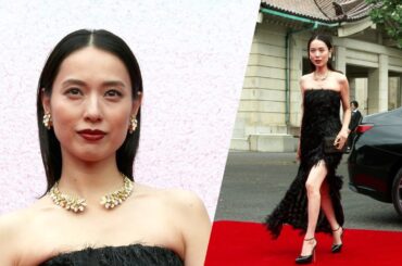 戸田恵梨香、輝く5500万円のネックレス　豪華ジュエリーに増す美しさ：カルティエ『結 MUSUBI』展オープニングイベント