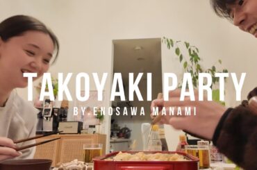 夫婦でたこ焼きパーティーしてたらクイズ大会になった。