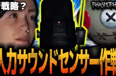 【Phasmophobia】ブードゥー人形を使った新戦略『 人力サウンドセンサー作戦 』で学校マップを楽々クリア？【実況】