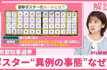 【都知事選で異例の事態】“ほぼ裸”ポスター「子どもの目に留まったら」……  犬の写真で“掲示板ジャック”も【#みんなのギモン】