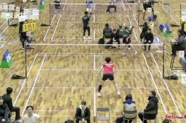 【高校選抜2023年度】女子Ｓ2回戦 平本梨々菜(青森山田)vs 石原綾弓(帯広大谷)