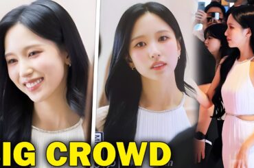 TWICE's Mina drew a huge crowd in Kuala Lumpur, Malaysia