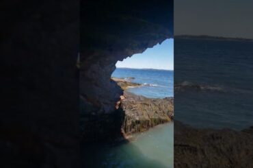 海の洞窟 #自然 #海 #洞窟 #平和 #水 #楽しい