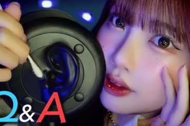【ASMR】耳かきしながら、50の囁き質問コーナー😴👂(囁き声/3Dioマイクトリガー)