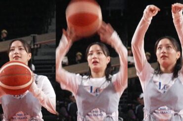 広瀬すず、大観衆の前で得意のフリースローをナイスシュート／三井不動産 CM＋インタビュー＋メイキング