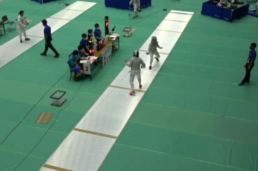 2021年IH フェンシング 女子 サーブル 予選2プール 秋間京佳 安来(島根) vs 井下玲菜 札幌大谷(北海道)