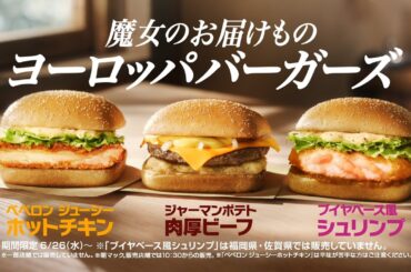 ヨーロッパバーガーズ 魔女のお届けもの篇 30秒